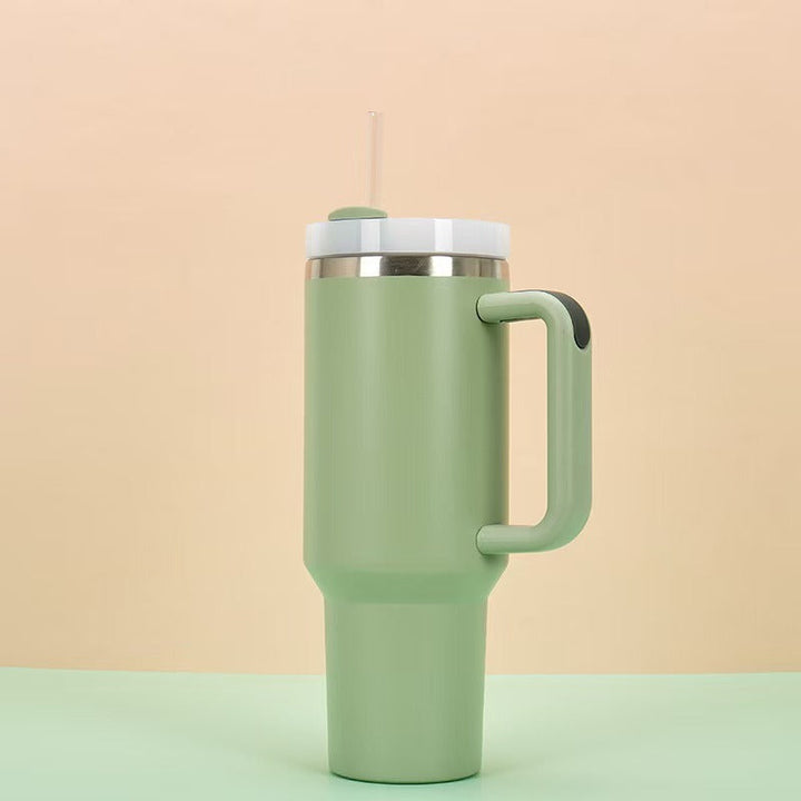 Ladies Insulated Mug with practical handling and integrated straw Kalsten