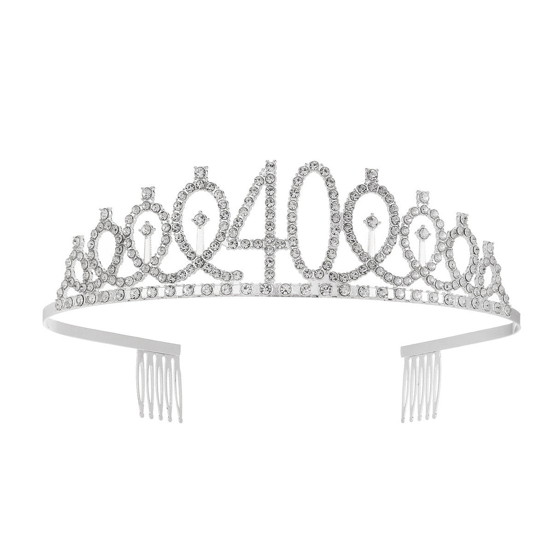 Women's Crystal-Embellished Tiara with Elegant Design Kalsten