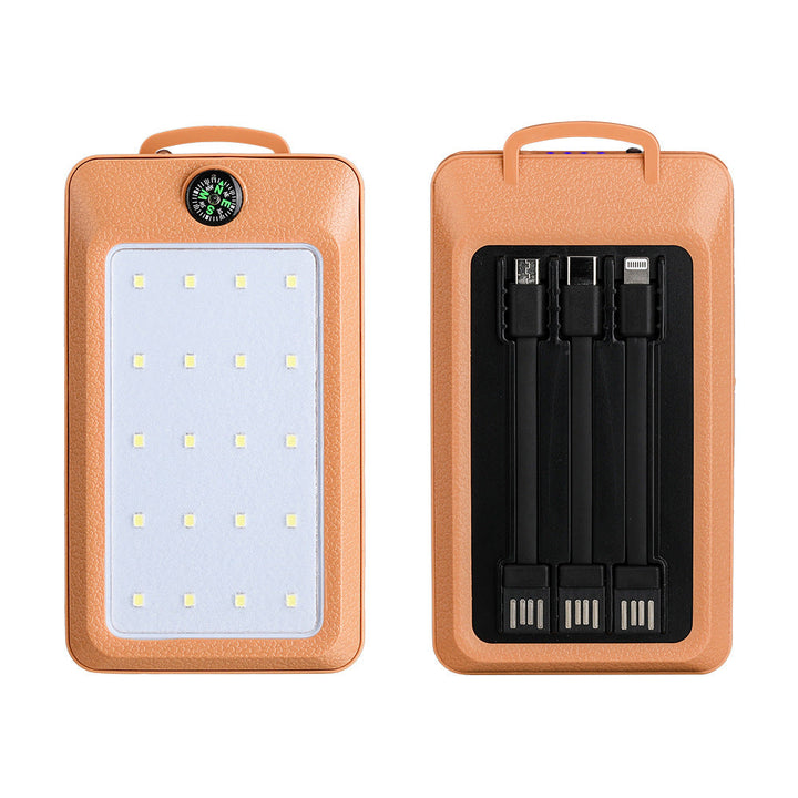 Multifunctional charging power bank with integrated LED lighting and compass Kalsten
