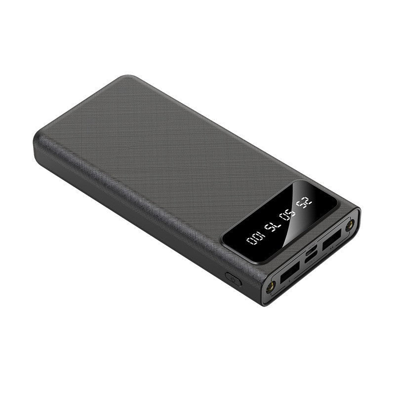 Portable power bank with intelligent LCD charge level indicator and dual USB ports Kalsten