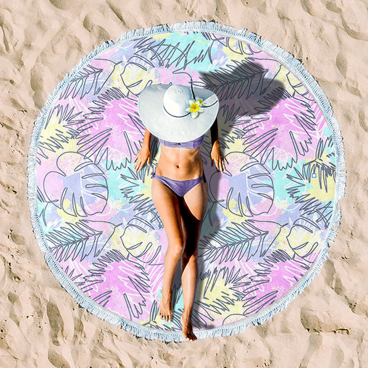 Rundstrand towel with unique sunset design Kalsten
