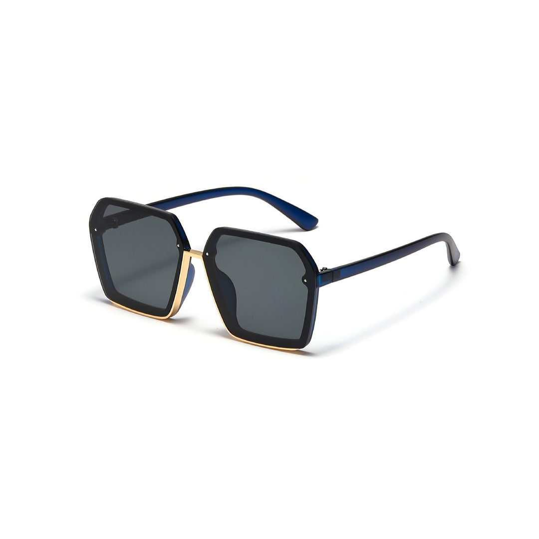 Women's creative oversized sunglasses with unique geometry Kalsten