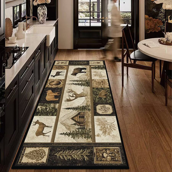 Rustic Outdoor Adventure Area Mat Kalsten