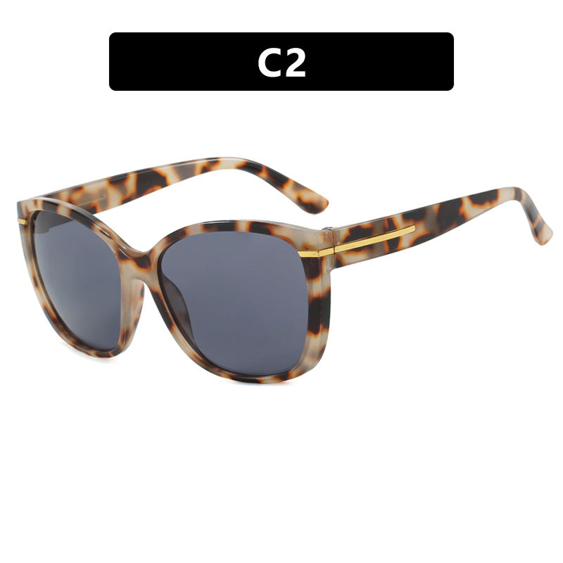 Women's oversized sunglasses with elegant plastic frame and protective UV filter Kalsten