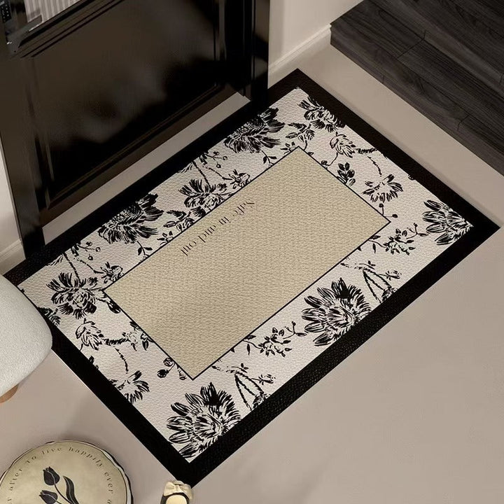 Artistic Floral Area Mat
