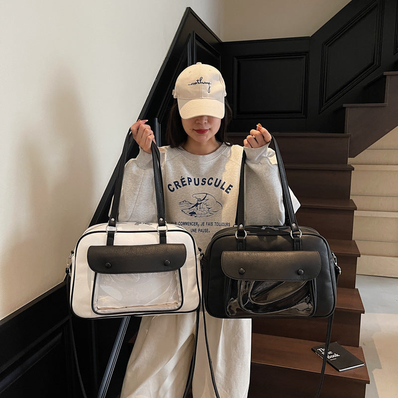 Elegant shoulder bag with multifunctional compartments Kalsten