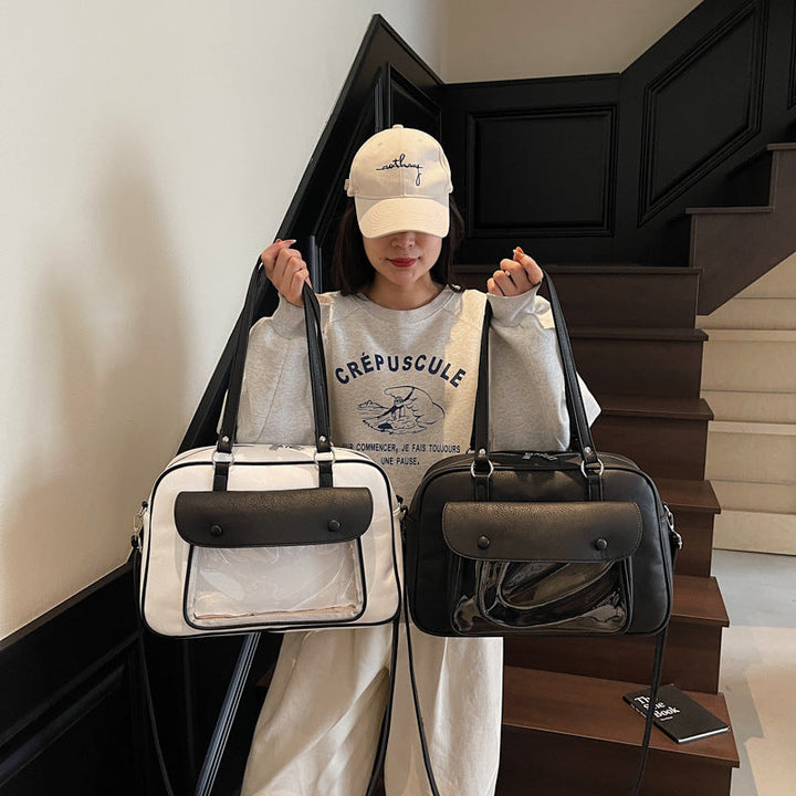 Elegant shoulder bag with multifunctional compartments Kalsten
