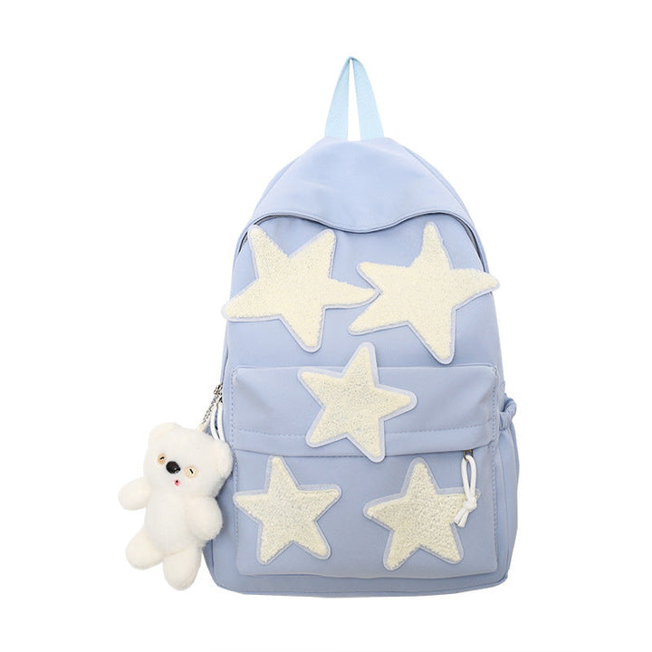 Fun Decorative Star-Patterned Backpack Kalsten