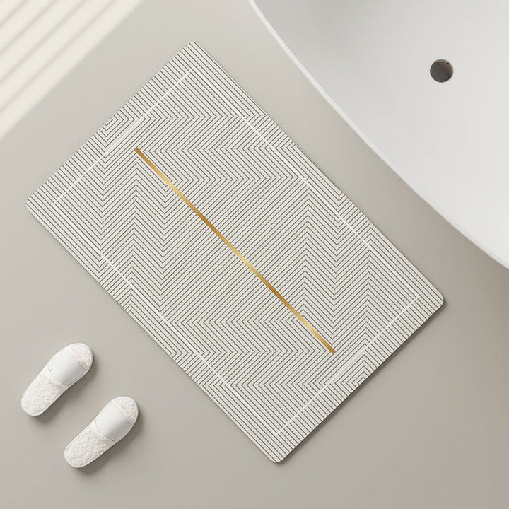 Textured Bathroom Mat Kalsten