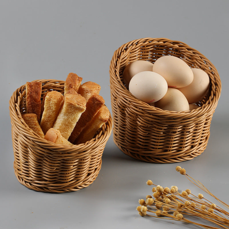 Handcrafted Natural Wicker Storage Basket Kalsten