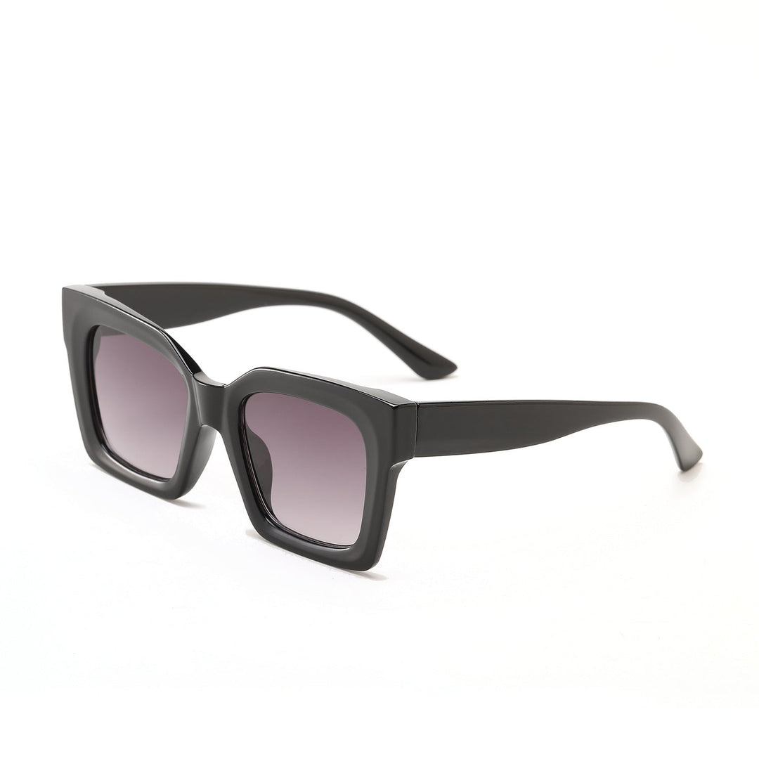 Women's trendy square sunglasses with transparent frame Kalsten