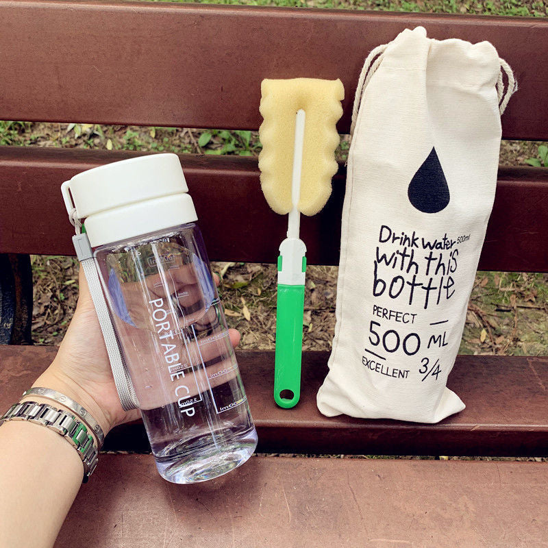 Women's portable water bottle with practical cleaning system Kalsten