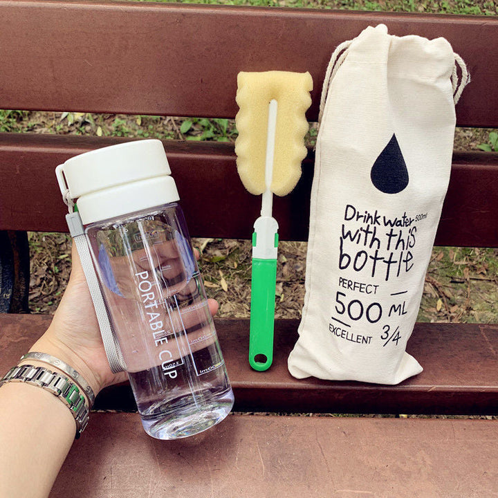 Women's portable water bottle with practical cleaning system Kalsten