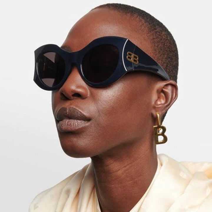 Ladies stylish Cat-Eye sunglasses with high-gloss design and protective lenses Kalsten