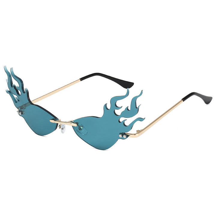 Women's fashionable sunglasses with flame-shaped design Kalsten