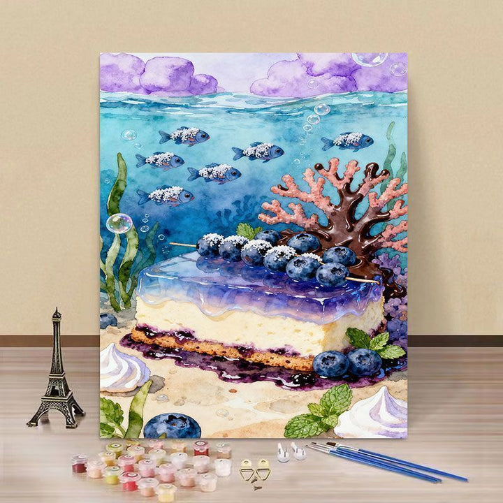 Fantasy Landscape DIY Paint by Numbers Art Kit Kalsten