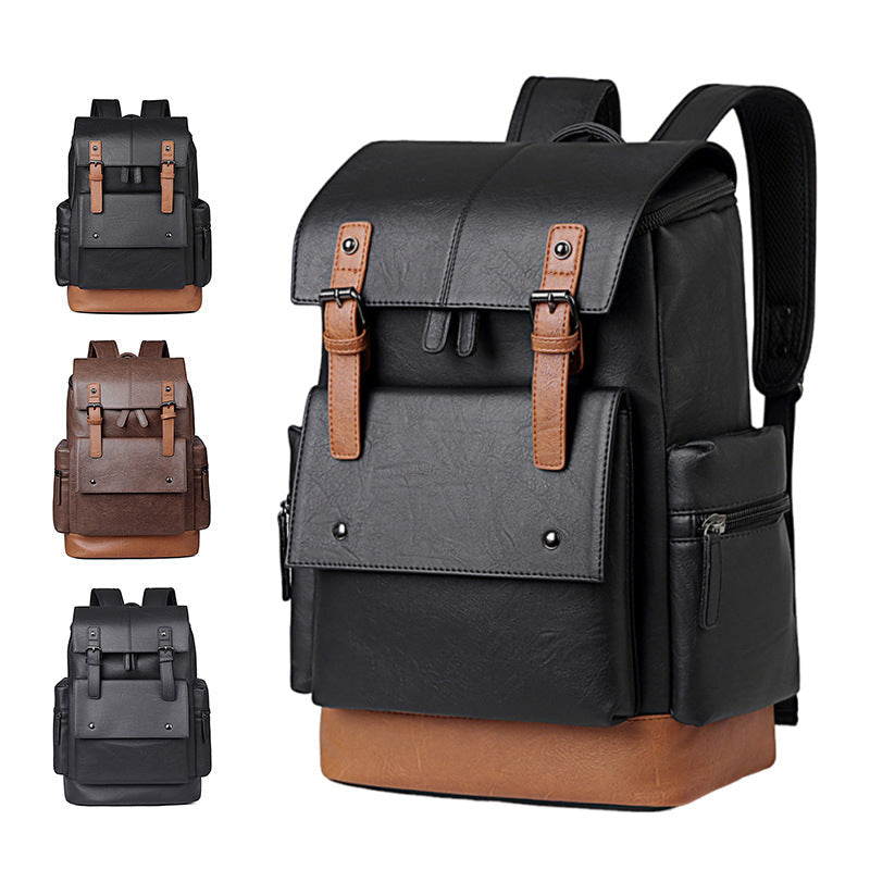 Elegant Backpack Made of Durable Synthetic Leather Kalsten