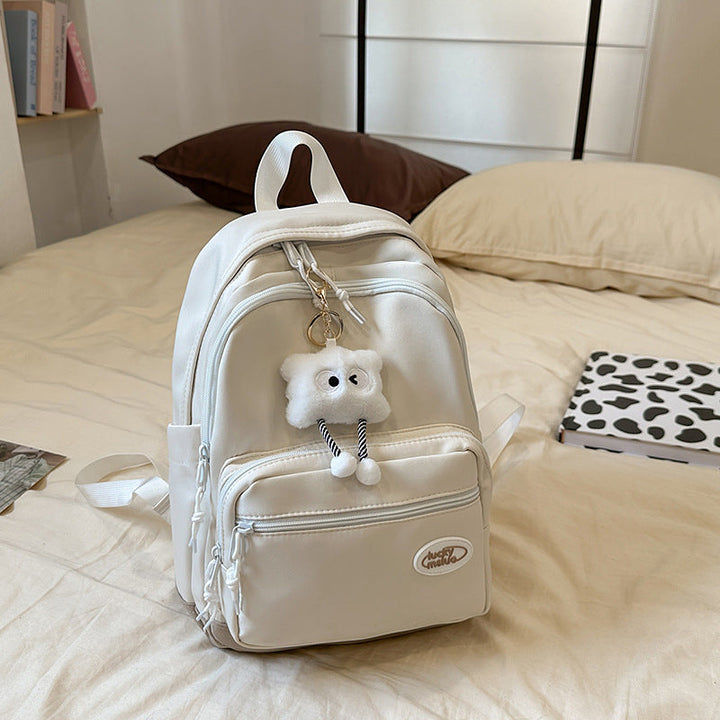 Cute Compact Multi-Pocket School Backpack