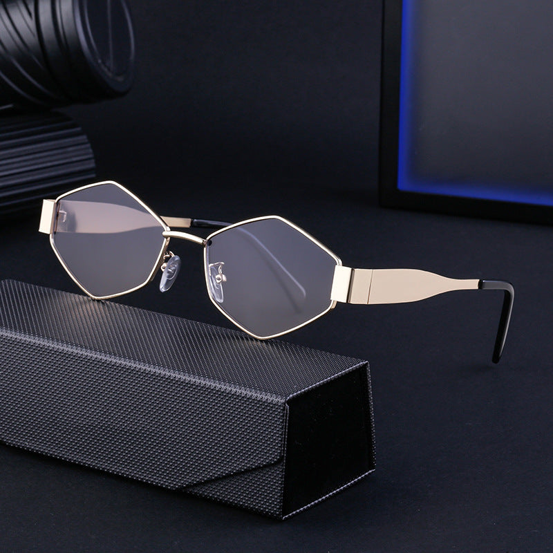 Women's geometric sunglasses with modern frame Kalsten