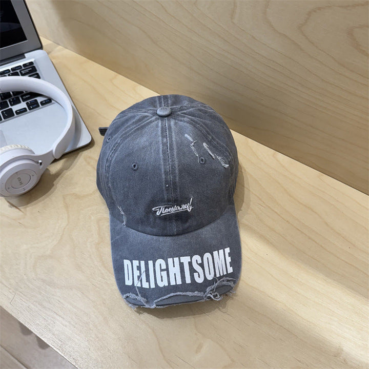 Men's Distressed Casual Cotton Cap Kalsten