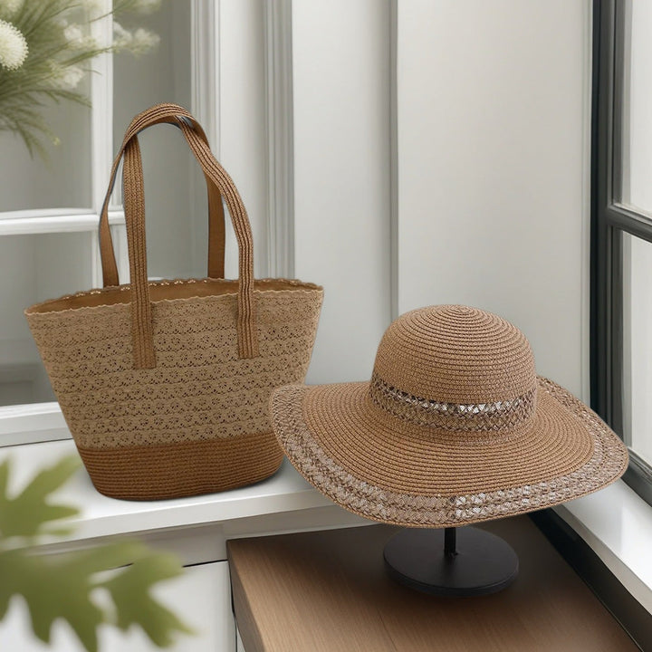 Beach bag and sun hat Kalsten