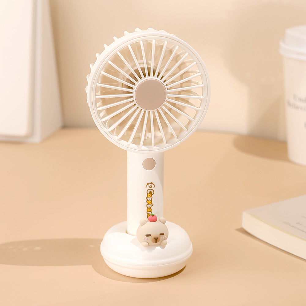 Creative Cartoon-Themed Rechargeable Handheld Fan Kalsten