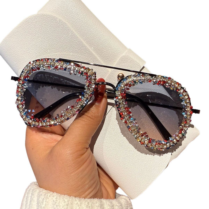Women's sunglasses with extravagant rhinestone frame Kalsten