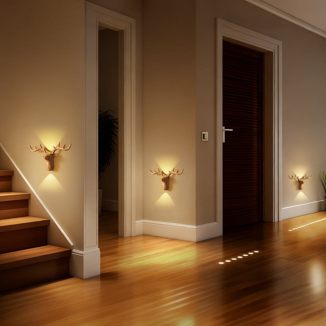New LED Motion-Sensing Bedside Wall Lamp Rechargeable Magnetic Wireless Bedroom Wall Light