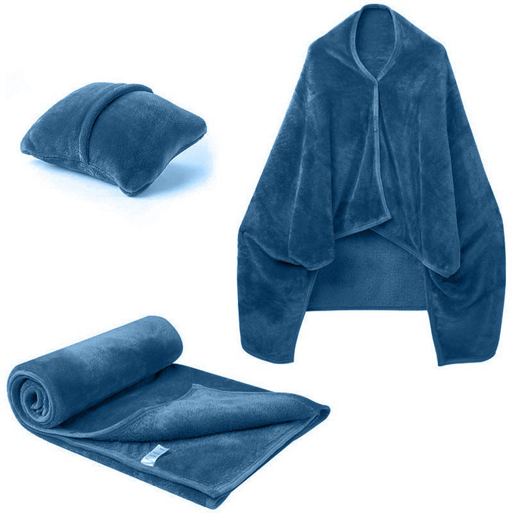 Women's Snuggle blanket with arm design and pillow Kalsten