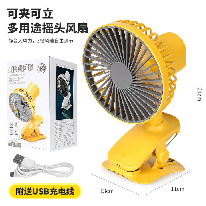 Ladies portable USB clip fan Kalsten
