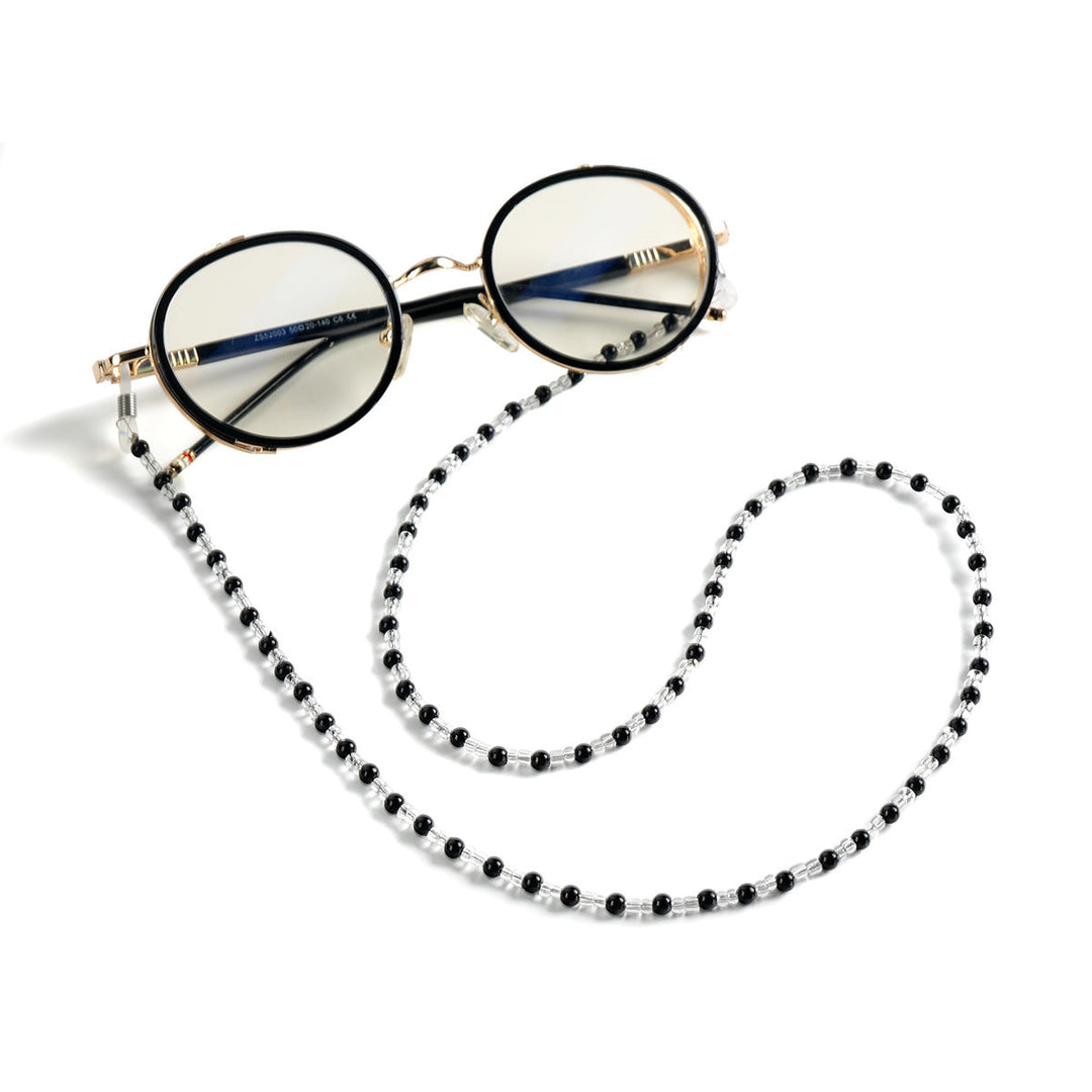 Vintage-Inspired Beaded Eyewear Chain kalsten