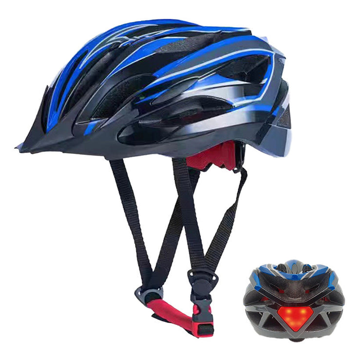 Bicycle helmet with LED rear light and optimal ventilation Kalsten