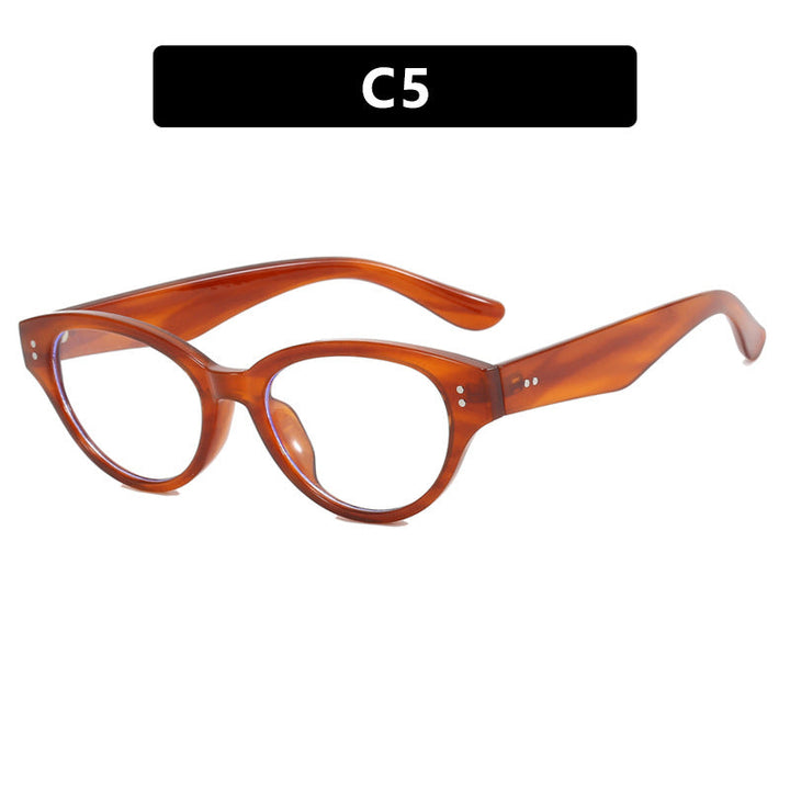 Women's fashionable cat-eye glasses with elegant plastic frame Kalsten