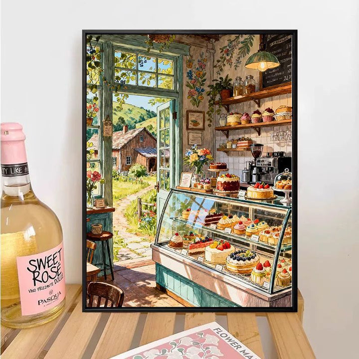 Bakery-Themed Decorative Canvas Art Kalsten