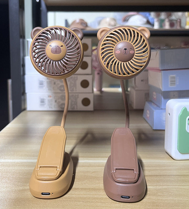 Adorable Animal Face Portable Desk Fan Kalsten