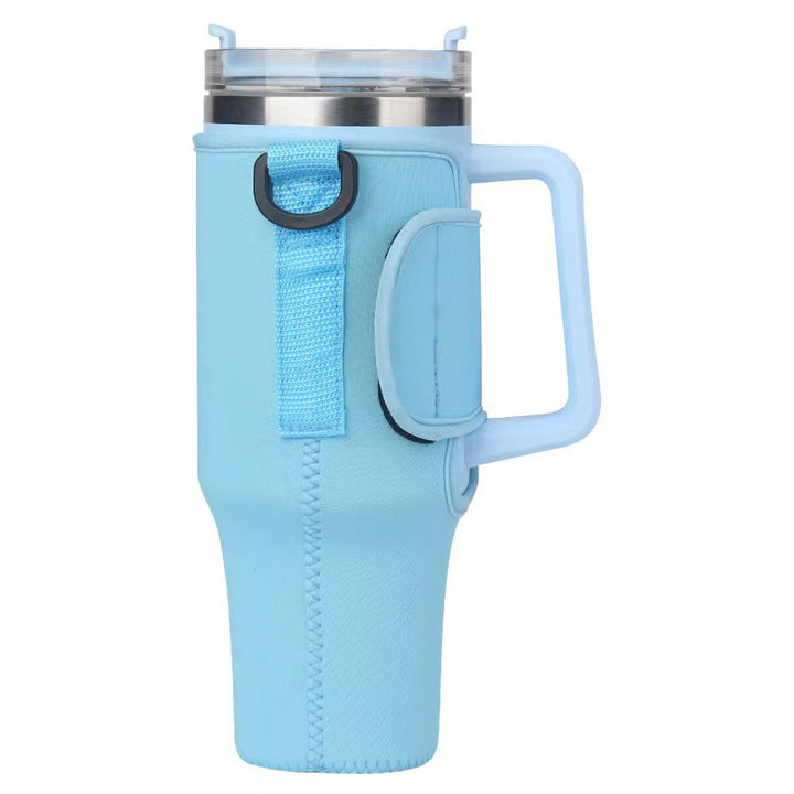 Ladies trendy and sparkling drinking bottle with shoulder bag Kalsten