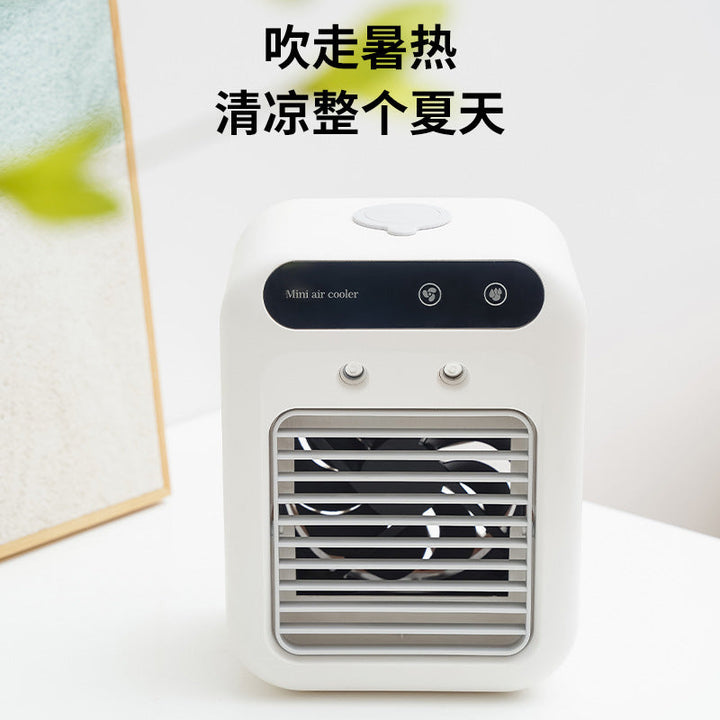 Unisex compact portable air cooler desktop device with USB connection and water container Kalsten