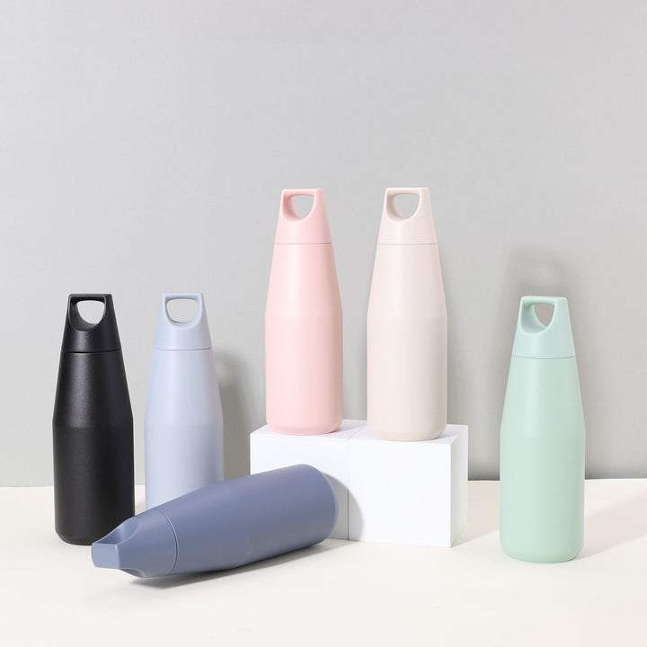 Women's stylish insulated bottle with ergonomic carrying handle Kalsten