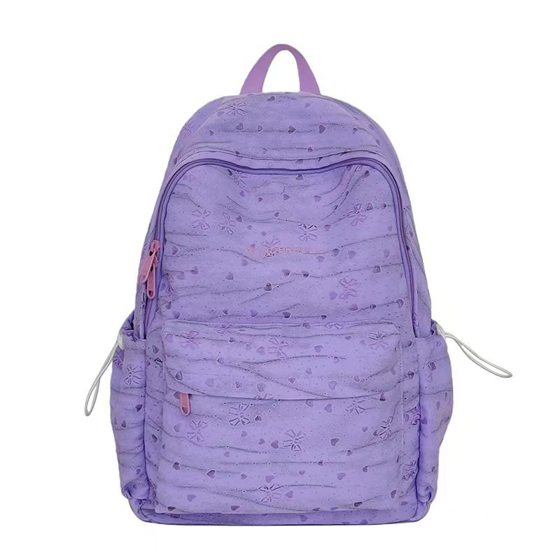Textured Patterned Backpack Kalsten