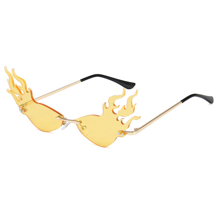 Women's fashionable sunglasses with flame-shaped design Kalsten