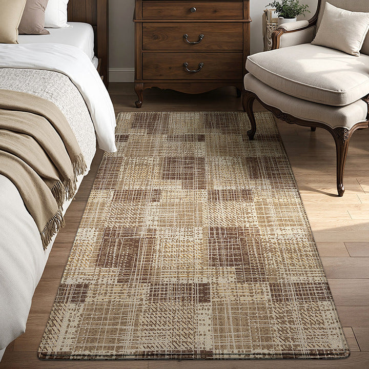 Plaid Pattern Welcome Mat Kalsten