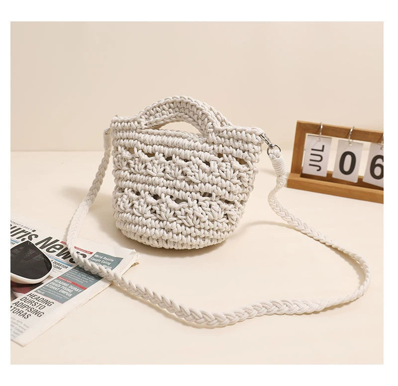Handcrafted macrame shoulder bag with unique design Kalsten