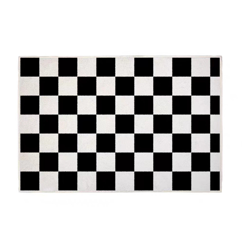 Stylish Checkered Bath Mat Kalsten