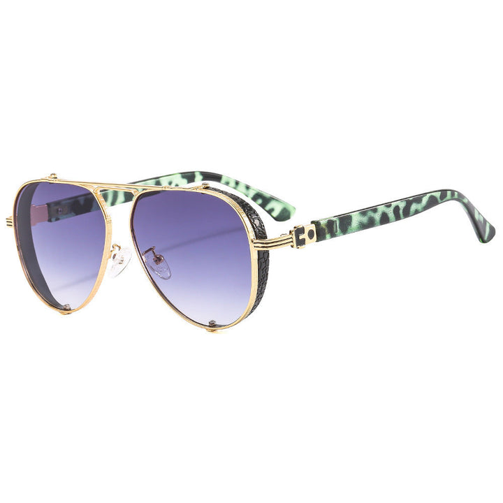 Women Luxurious Retro Sunglasses with Ornate Decorations Kalsten