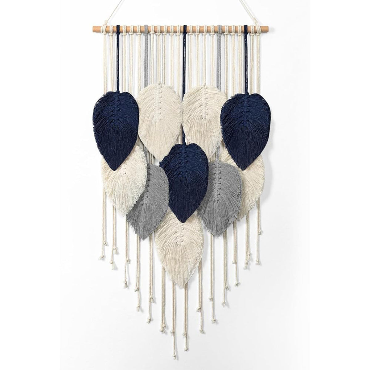 Macrame Leaf Wall Hanging Tapestry Acalora