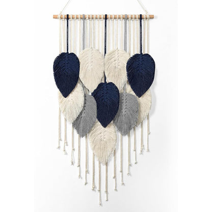 Macrame Leaf Wall Hanging Tapestry Acalora