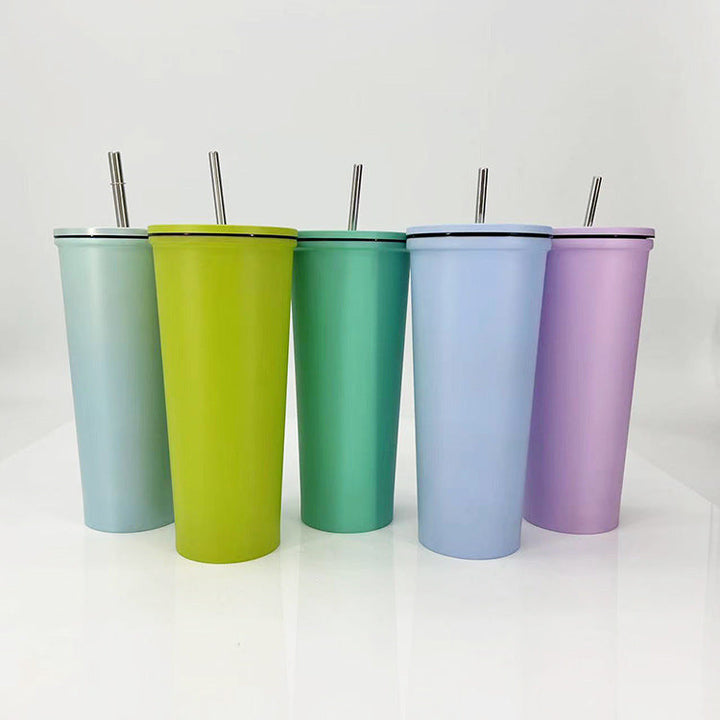 Ladies Drinking Cup with Stainless Steel Straw Kalsten