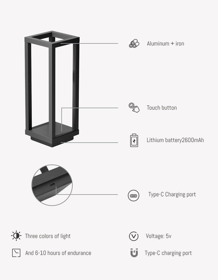New Rechargeable Table Lamp | Kalsten