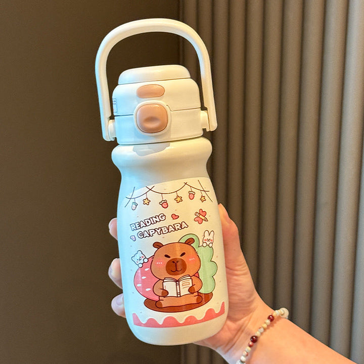 Ladies Insulated Drinking Bottle with Colorfully Designed Animal Motif Kalsten