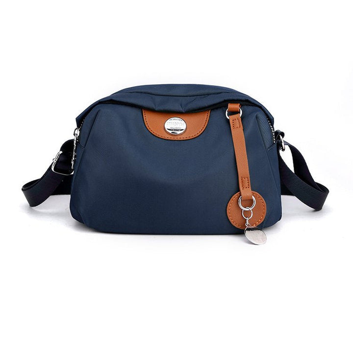 Shoulder bag with adjustable shoulder strap and clear compartment system Kalsten